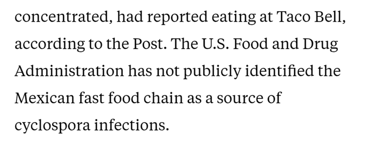 Sentence in the SF Chronicle