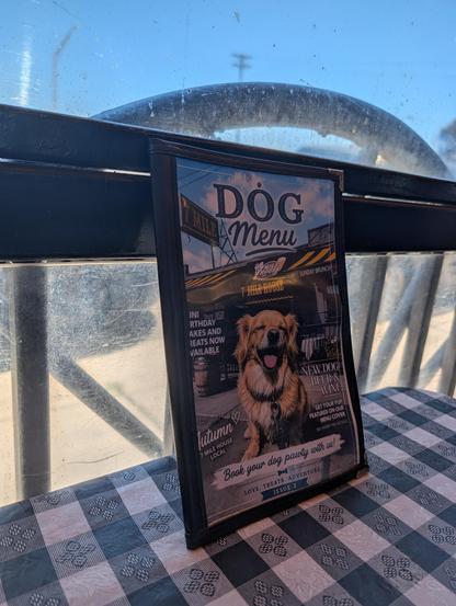 Dog menu