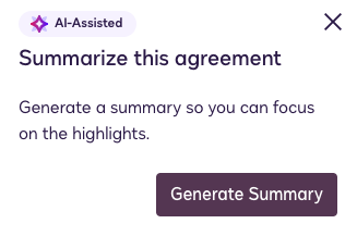Dialog asking if I want an AI-assisted summary.